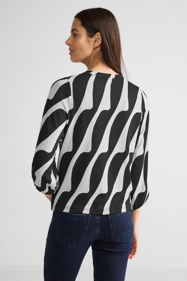 Zwart wit t shirt dames sale