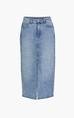  Jeans Rok Blauw